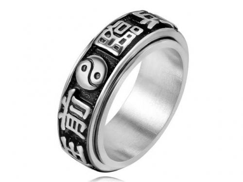 HY Wholesale Rings Jewelry 316L Stainless Steel Jewelry Popular Rings-HY0013R2312
