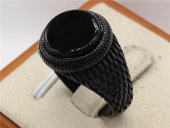 HY Wholesale Rings Jewelry 316L Stainless Steel Jewelry Popular Rings-HY0013R2526