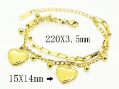 HY Wholesale Bracelets 316L Stainless Steel Jewelry Bracelets-HY02B0092HIW