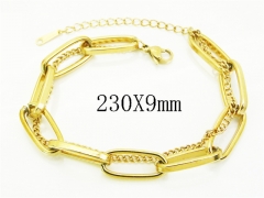 HY Wholesale Bracelets 316L Stainless Steel Jewelry Bracelets-HY02B0090PQ