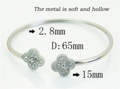 HY Wholesale Bangles Jewelry Stainless Steel 316L Popular Bangle-HY19B1336HDD