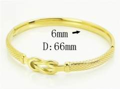 HY Wholesale Bangles Jewelry Stainless Steel 316L Popular Bangle-HY94B0073HKF