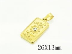 HY Wholesale Pendant Jewelry 316L Stainless Steel Jewelry Pendant-HY12P1995JI