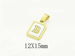 HY Wholesale Pendant Jewelry 316L Stainless Steel Jewelry Pendant-HY73P0549KB