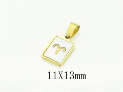 HY Wholesale Pendant Jewelry 316L Stainless Steel Jewelry Pendant-HY73P0581KF