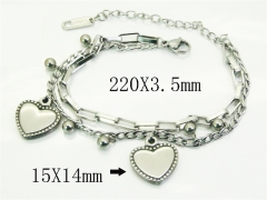 HY Wholesale Bracelets 316L Stainless Steel Jewelry Bracelets-HY02B0091HHA