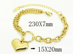 HY Wholesale Bracelets 316L Stainless Steel Jewelry Bracelets-HY02B0086HQQ