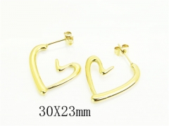 HY Wholesale Earrings 316L Stainless Steel Earrings Jewelry-HY80E1417SLL