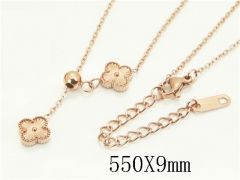 HY Wholesale Stainless Steel 316L Jewelry Popular Necklaces-HY19N0651OV