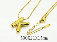 HY Wholesale Stainless Steel 316L Jewelry Popular Necklaces-HY89N0025ZLL