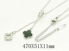 HY Wholesale Stainless Steel 316L Jewelry Popular Necklaces-HY19N0644OW