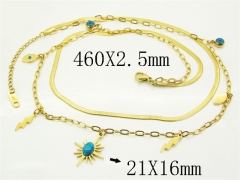 HY Wholesale Stainless Steel 316L Jewelry Popular Necklaces-HY41N0430HJD