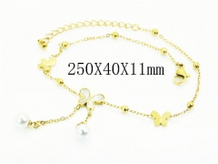 HY Wholesale Anklet Stainless Steel 316L Fashion Jewelry-HY32B1242SPL