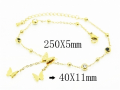 HY Wholesale Anklet Stainless Steel 316L Fashion Jewelry-HY32B1241PL