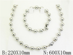 HY Wholesale Stainless Steel 316L Necklaces Bracelets Sets-HY53S0317HLL