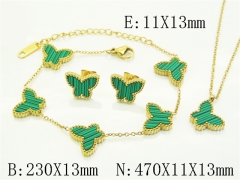 HY Wholesale Jewelry Set 316L Stainless Steel jewelry Set Fashion Jewelry-HY30S0186IXX