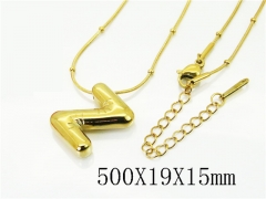 HY Wholesale Stainless Steel 316L Jewelry Popular Necklaces-HY89N0040ZLL