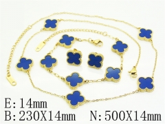 HY Wholesale Jewelry Set 316L Stainless Steel jewelry Set Fashion Jewelry-HY30S0197IIW