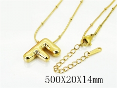 HY Wholesale Stainless Steel 316L Jewelry Popular Necklaces-HY89N0020FLL