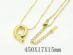 HY Wholesale Stainless Steel 316L Jewelry Popular Necklaces-HY89N0031QLL