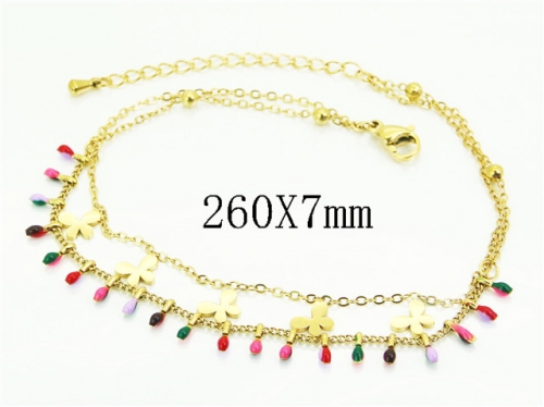 HY Wholesale Anklet Stainless Steel 316L Fashion Jewelry-HY32B1251HRL