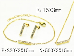 HY Wholesale Jewelry Set 316L Stainless Steel jewelry Set Fashion Jewelry-HY59S2565HJE