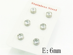 HY Wholesale Earrings 316L Stainless Steel Earrings Jewelry-HY80E1511JS