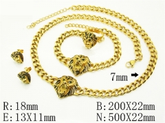 HY Wholesale Jewelry Set 316L Stainless Steel jewelry Set Fashion Jewelry-HY50S0617JWW