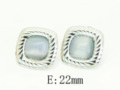 HY Wholesale Earrings 316L Stainless Steel Earrings Jewelry-HY80E1466MW