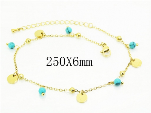 HY Wholesale Anklet Stainless Steel 316L Fashion Jewelry-HY32B1243XPL