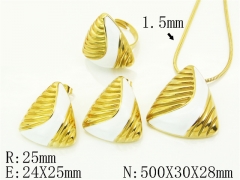 HY Wholesale Jewelry Set 316L Stainless Steel jewelry Set Fashion Jewelry-HY50S0632IHS