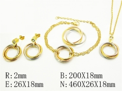 HY Wholesale Jewelry Set 316L Stainless Steel jewelry Set Fashion Jewelry-HY50S0609JVV