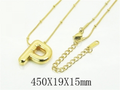 HY Wholesale Stainless Steel 316L Jewelry Popular Necklaces-HY89N0030VLL