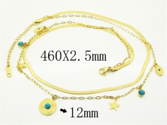 HY Wholesale Stainless Steel 316L Jewelry Popular Necklaces-HY41N0431HJS