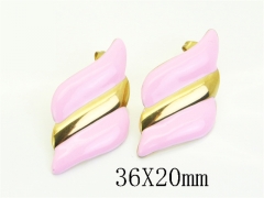 HY Wholesale Earrings 316L Stainless Steel Earrings Jewelry-HY94E0118EML