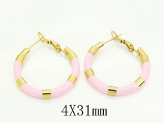 HY Wholesale Earrings 316L Stainless Steel Earrings Jewelry-HY02E0014OW