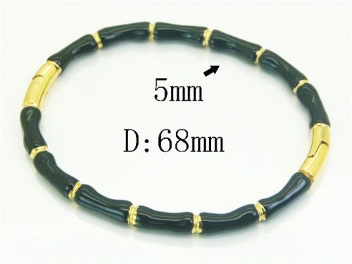 HY Wholesale Bangles Jewelry Stainless Steel 316L Popular Bangle-HY94B0033HHC