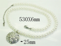 HY Wholesale Stainless Steel 316L Jewelry Popular Necklaces-HY80N0966OE