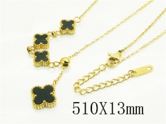 HY Wholesale Stainless Steel 316L Jewelry Popular Necklaces-HY19N0585HGG