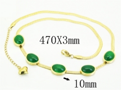 HY Wholesale Stainless Steel 316L Jewelry Popular Necklaces-HY41N0411HHC