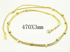 HY Wholesale Stainless Steel 316L Jewelry Popular Necklaces-HY41N0427HJR