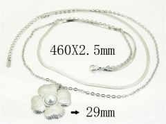 HY Wholesale Stainless Steel 316L Jewelry Popular Necklaces-HY30N0189OL