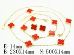 HY Wholesale Jewelry Set 316L Stainless Steel jewelry Set Fashion Jewelry-HY30S0193IIX