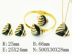 HY Wholesale Jewelry Set 316L Stainless Steel jewelry Set Fashion Jewelry-HY50S0652JEE