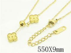 HY Wholesale Stainless Steel 316L Jewelry Popular Necklaces-HY19N0650OR