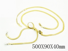 HY Wholesale Stainless Steel 316L Jewelry Popular Necklaces-HY80N0964NL