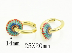 HY Wholesale Earrings 316L Stainless Steel Earrings Jewelry-HY94E0138EOL