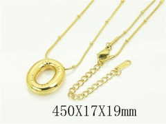 HY Wholesale Stainless Steel 316L Jewelry Popular Necklaces-HY89N0029FLL