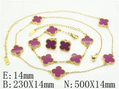 HY Wholesale Jewelry Set 316L Stainless Steel jewelry Set Fashion Jewelry-HY30S0196IIX