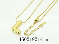 HY Wholesale Stainless Steel 316L Jewelry Popular Necklaces-HY89N0026ELL